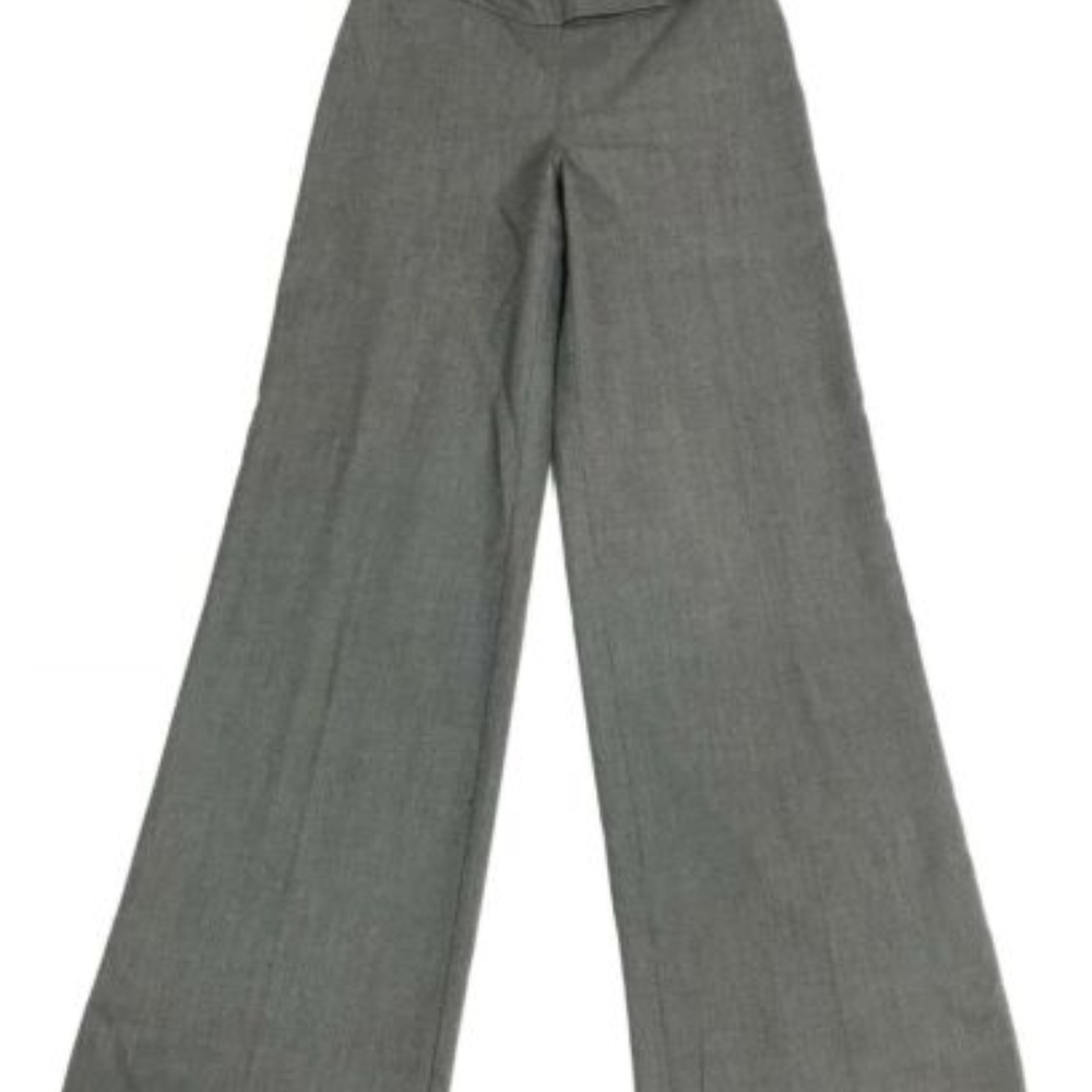 Trina Turk Side Zip Wide Leg Dark Fully Lined Pant